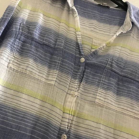 Splendid Striped button down top - Picture 5 of 8